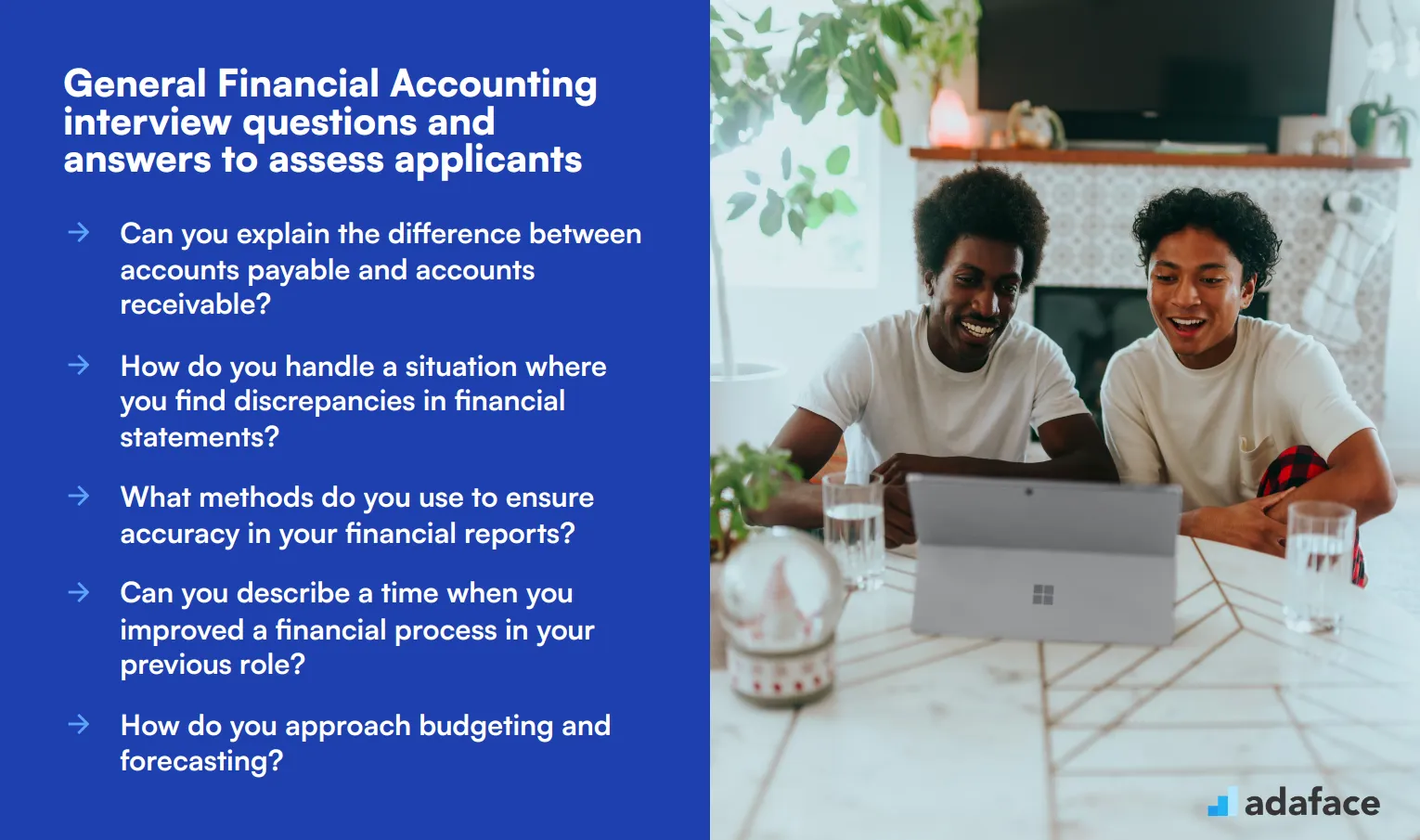 8 general Financial Accounting interview questions and answers to assess applicants