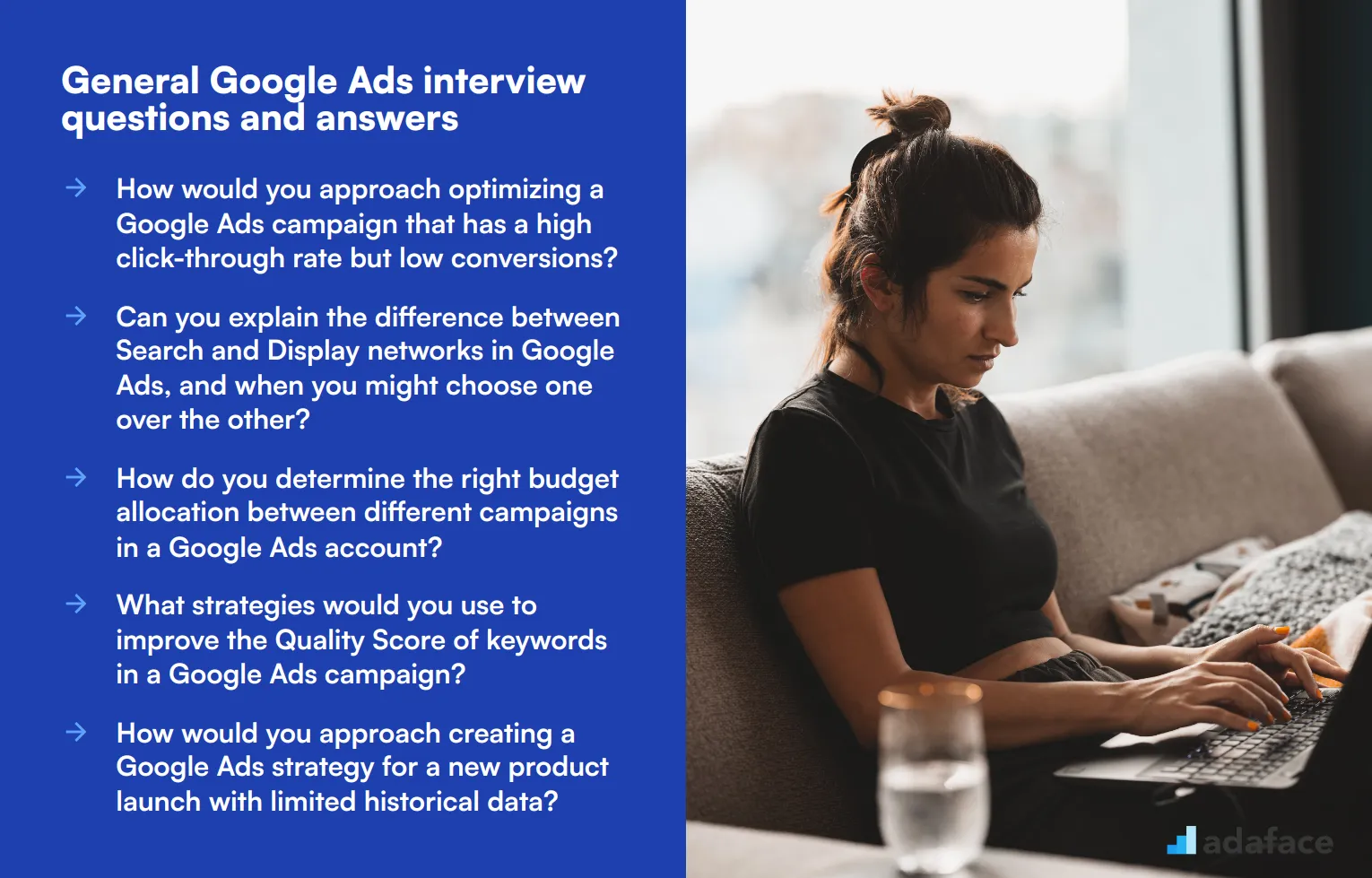 5 general Google Ads interview questions and answers