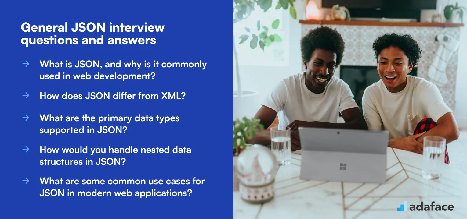 8 general JSON interview questions and answers