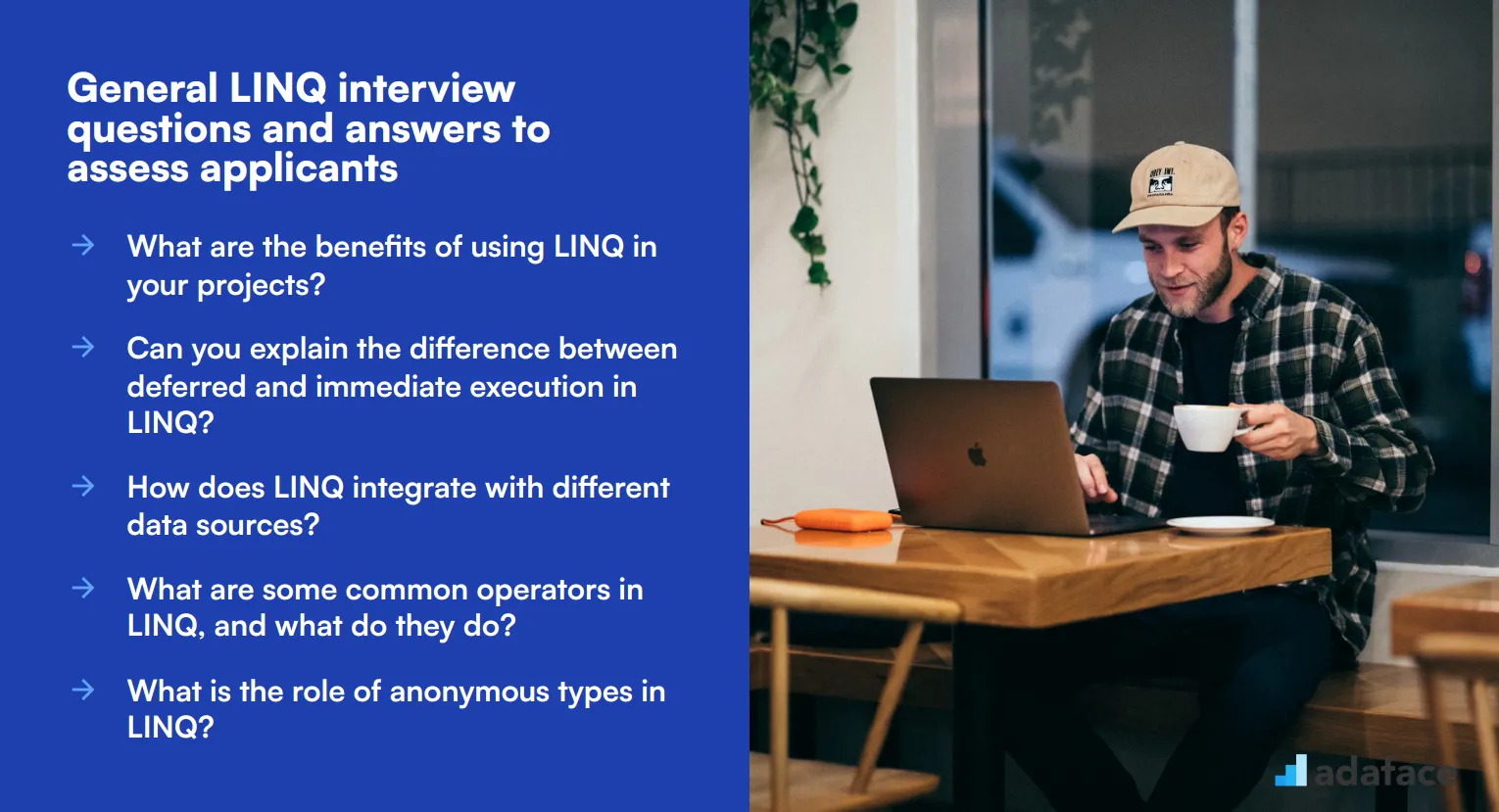 8 general LINQ interview questions and answers to assess applicants