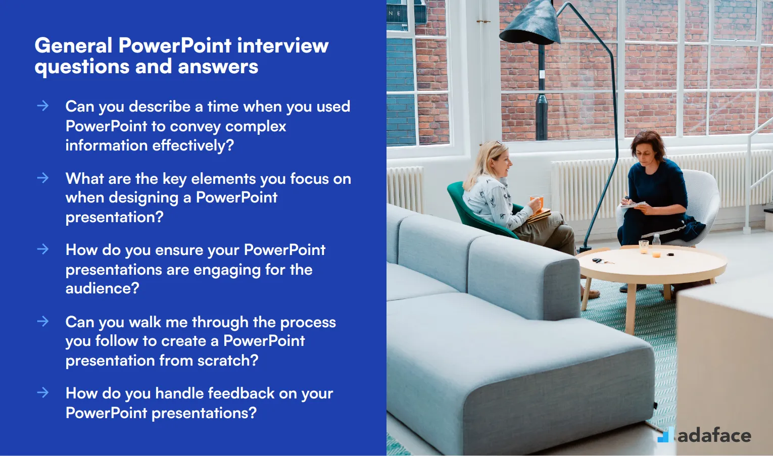 9 general PowerPoint interview questions and answers