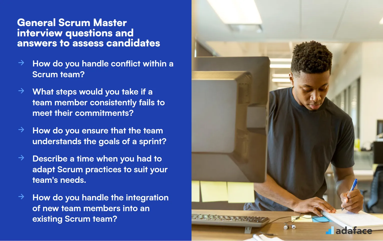 8 general Scrum Master interview questions and answers to assess candidates
