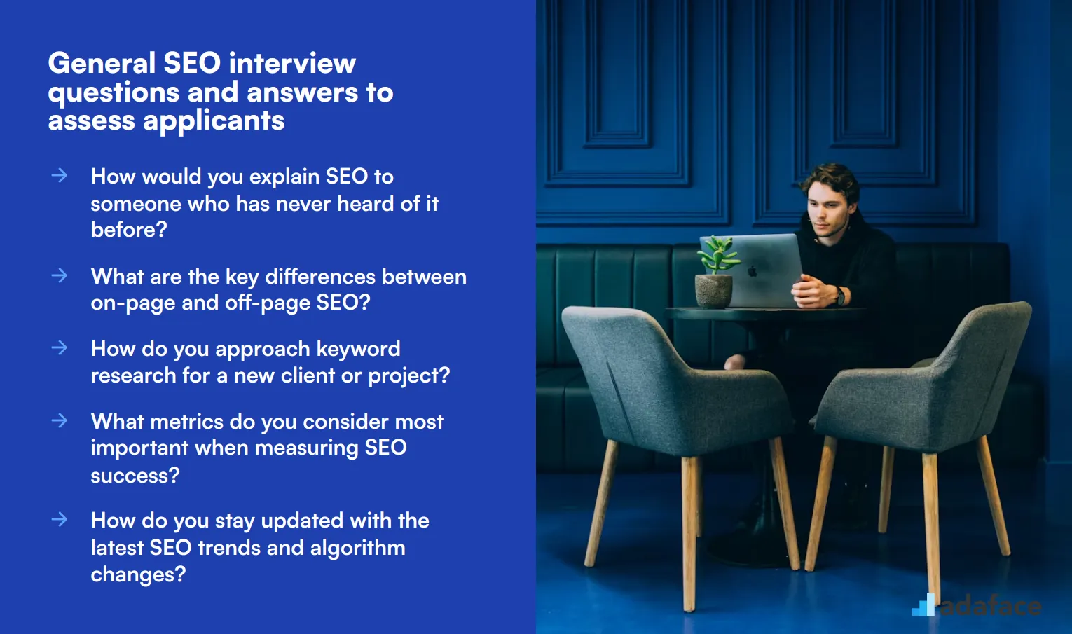 5 general SEO interview questions and answers to assess applicants