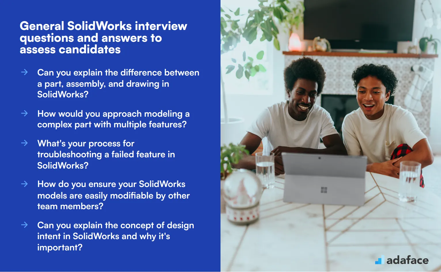 9 general SolidWorks interview questions and answers to assess candidates