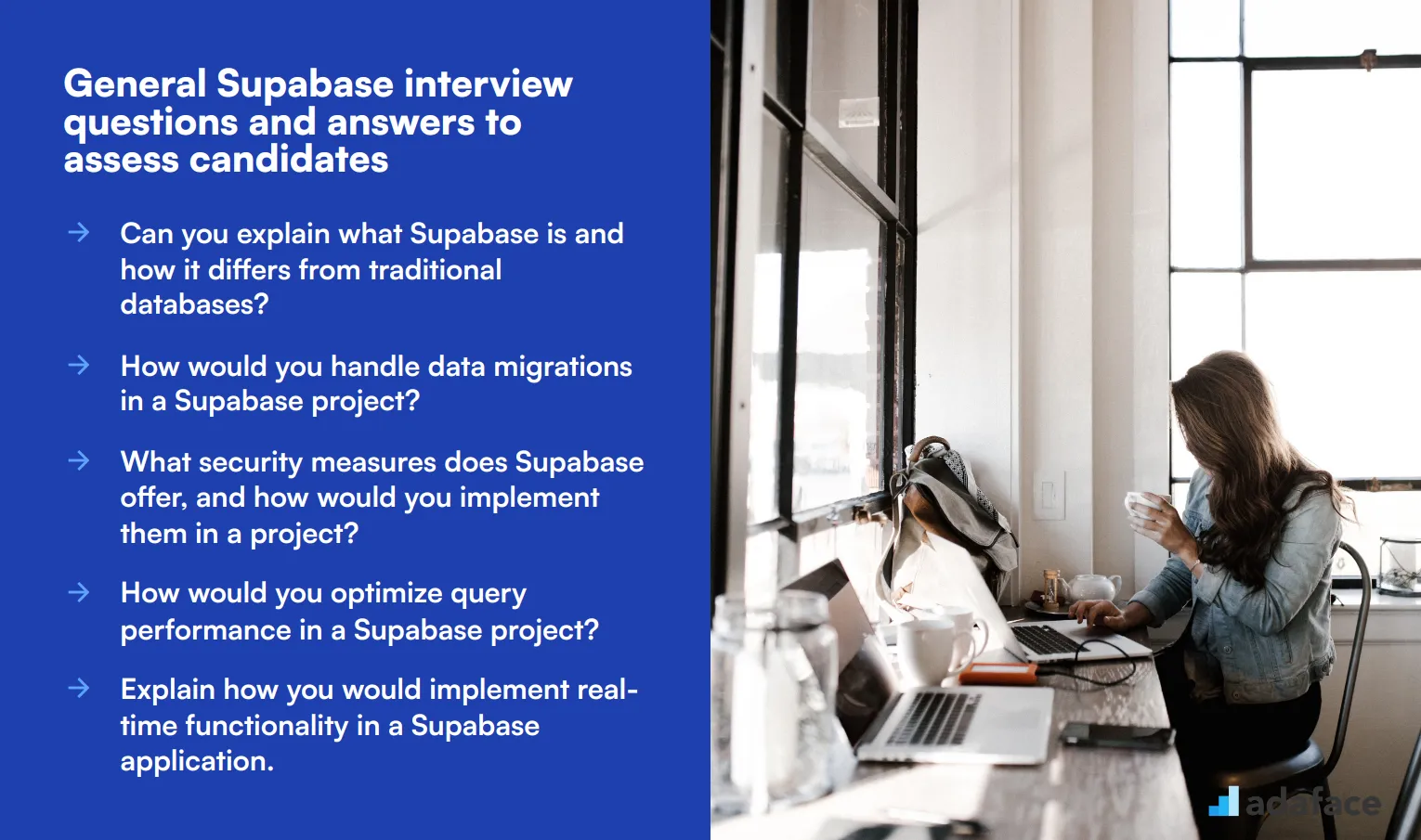 8 general Supabase interview questions and answers to assess candidates