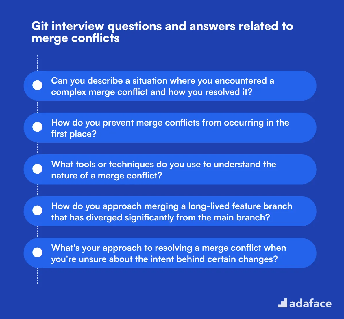 6 Git interview questions and answers related to merge conflicts