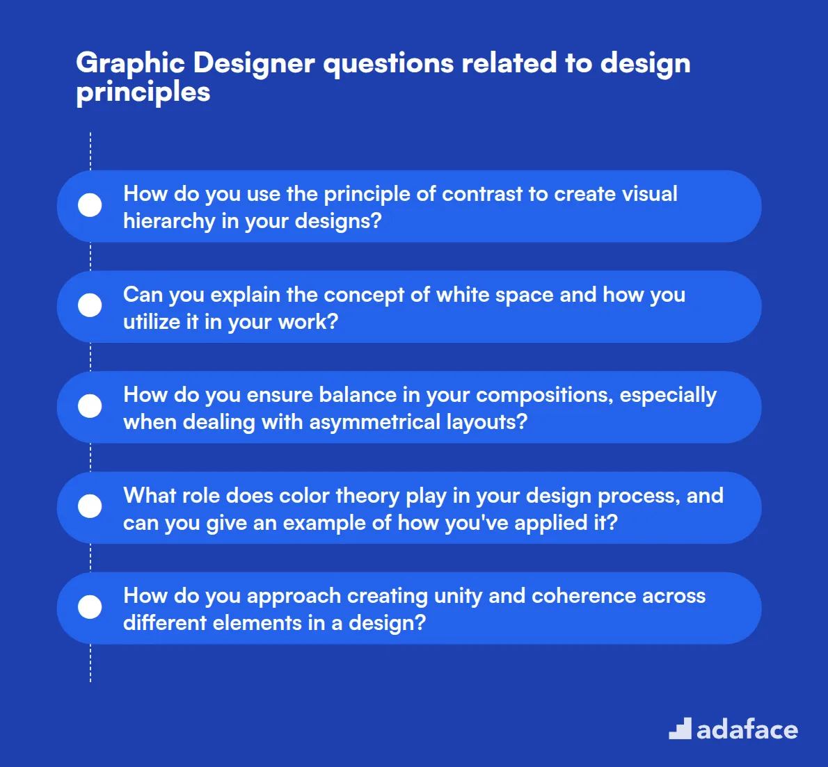 10 Graphic Designer questions related to design principles