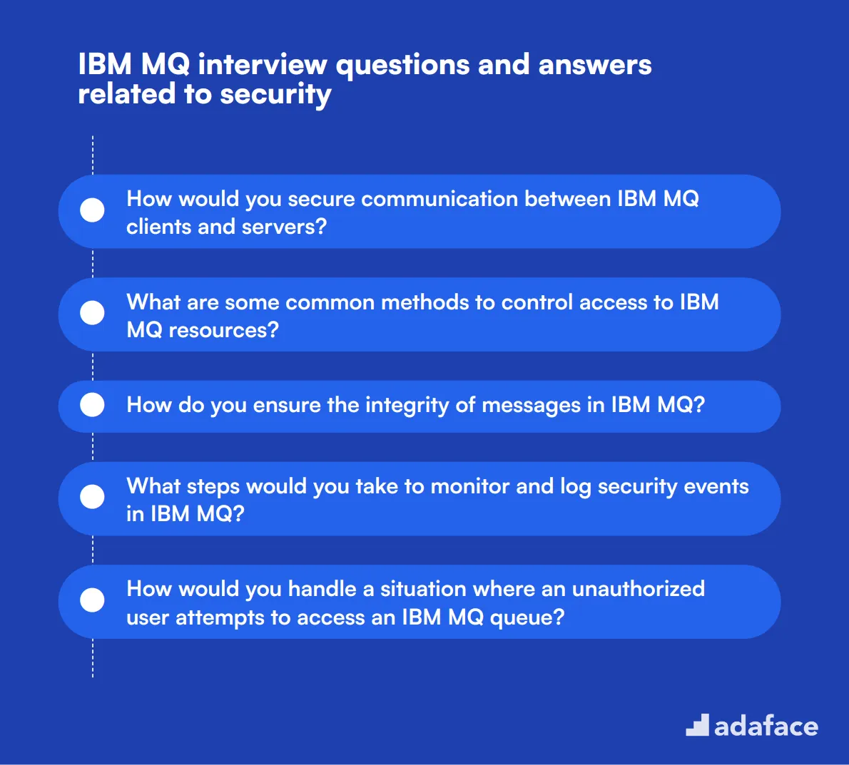 9 IBM MQ interview questions and answers related to security