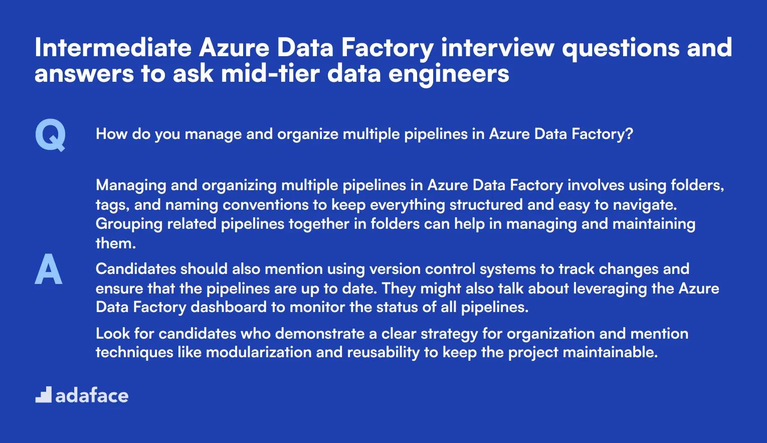 10 intermediate Azure Data Factory interview questions and answers to ask mid-tier data engineers