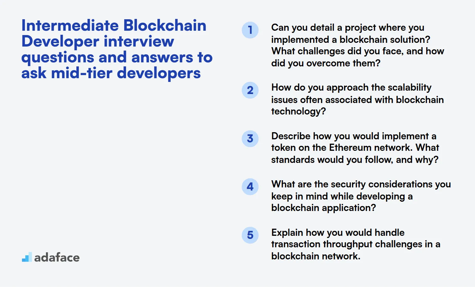 12 preguntas y respuestas de entrevista para desarrolladores de Blockchain de nivel intermedio para hacer a desarrolladores de nivel medio