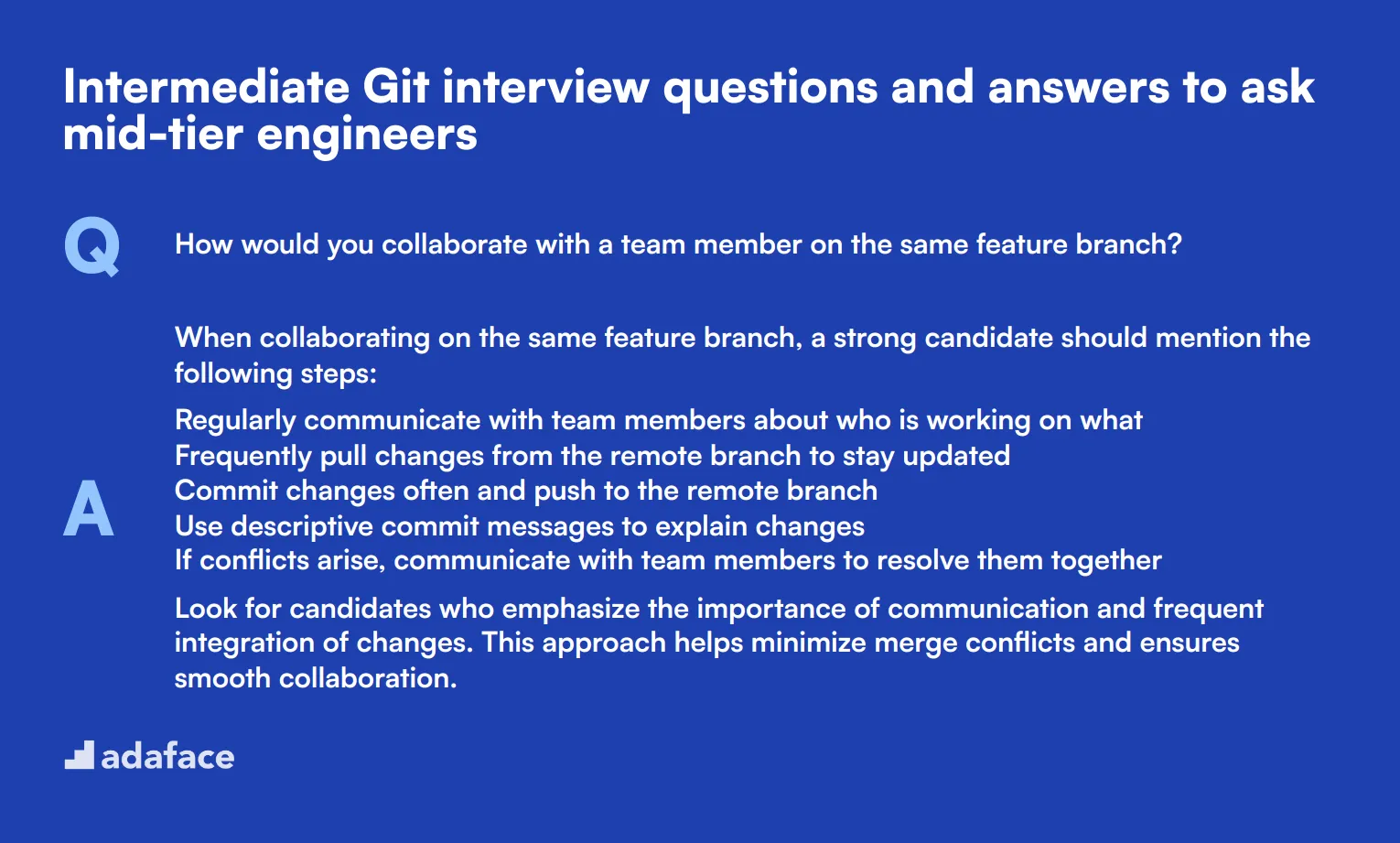 10 intermediate Git interview questions and answers to ask mid-tier engineers