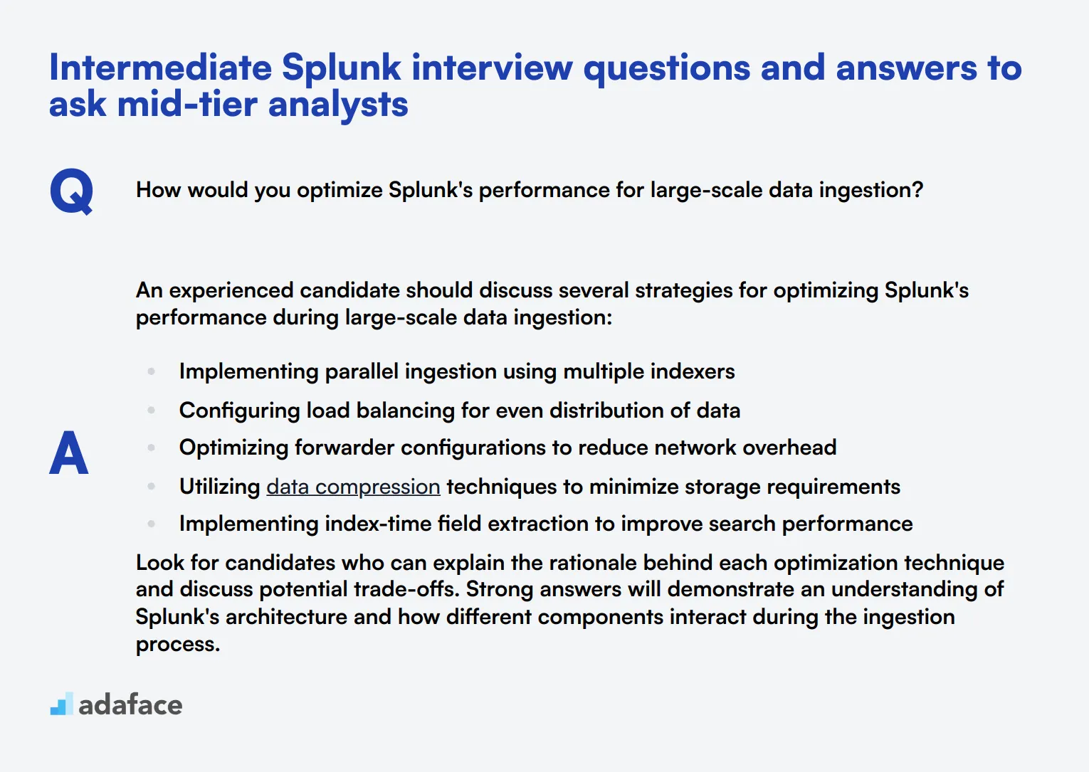 10 intermediate Splunk interview questions and answers to ask mid-tier analysts