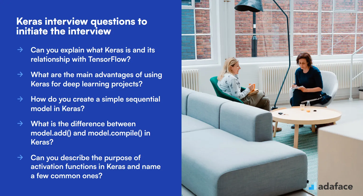 10 Keras interview questions to initiate the interview