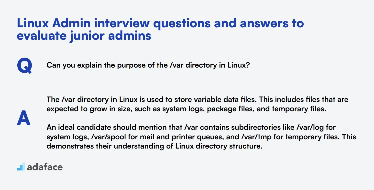 8 Linux Admin interview questions and answers to evaluate junior admins