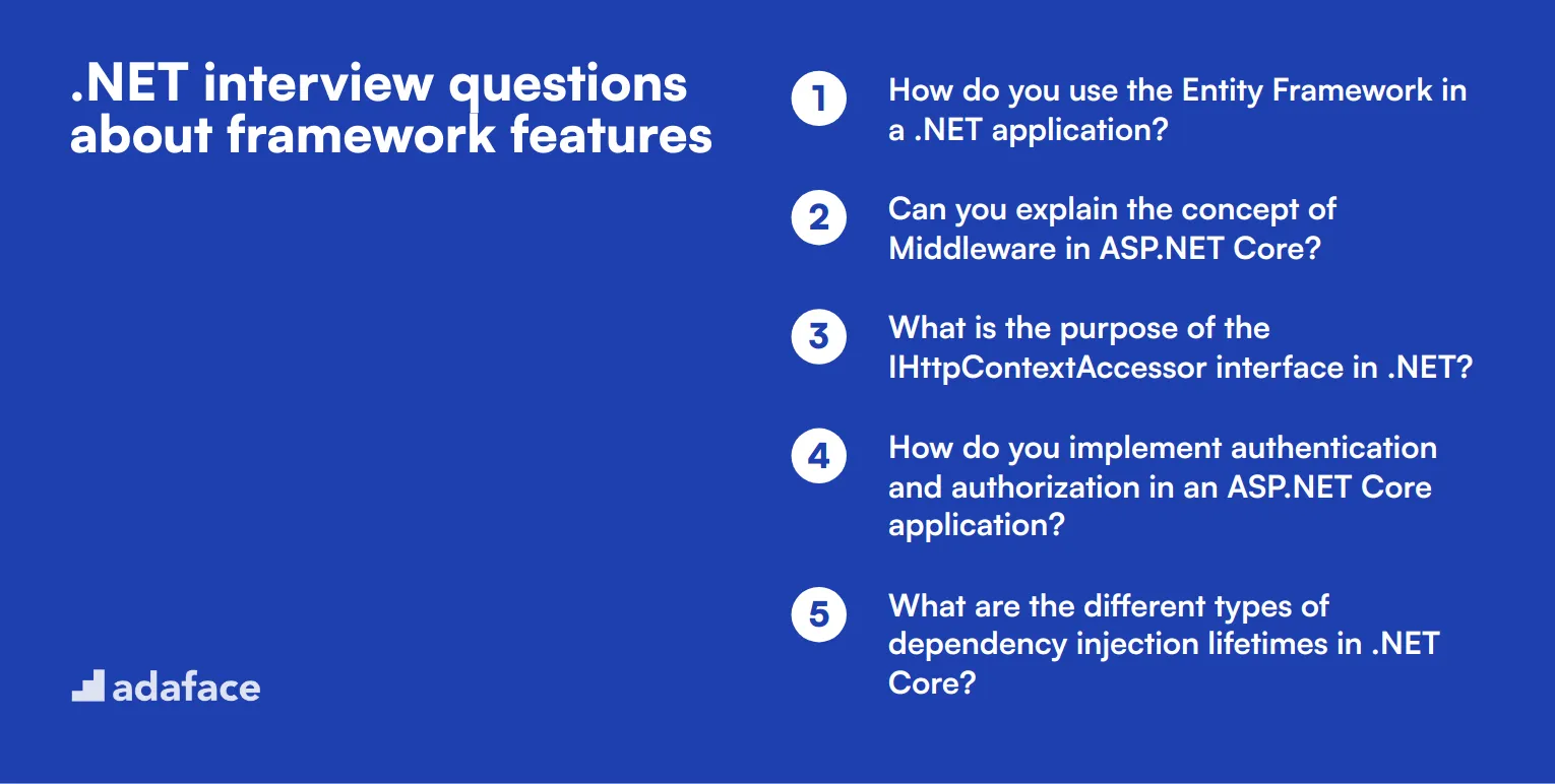 12 .NET interview questions about framework features