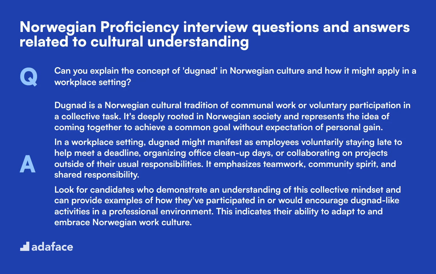 9 Norwegian Proficiency interview questions and answers related to cultural understanding