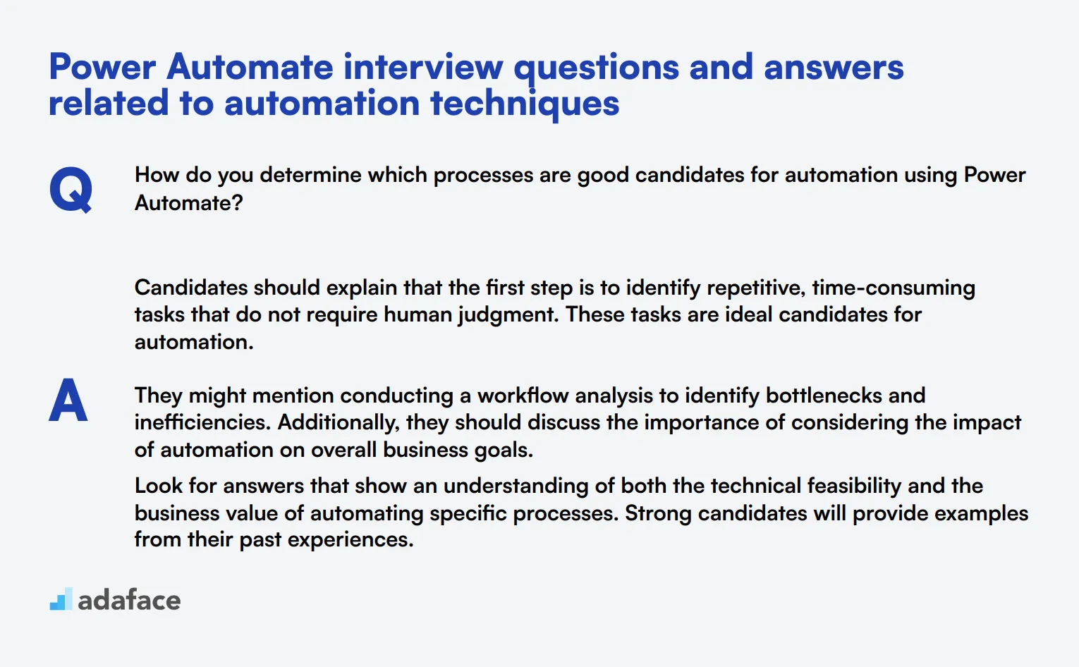 7 Power Automate interview questions and answers related to automation techniques