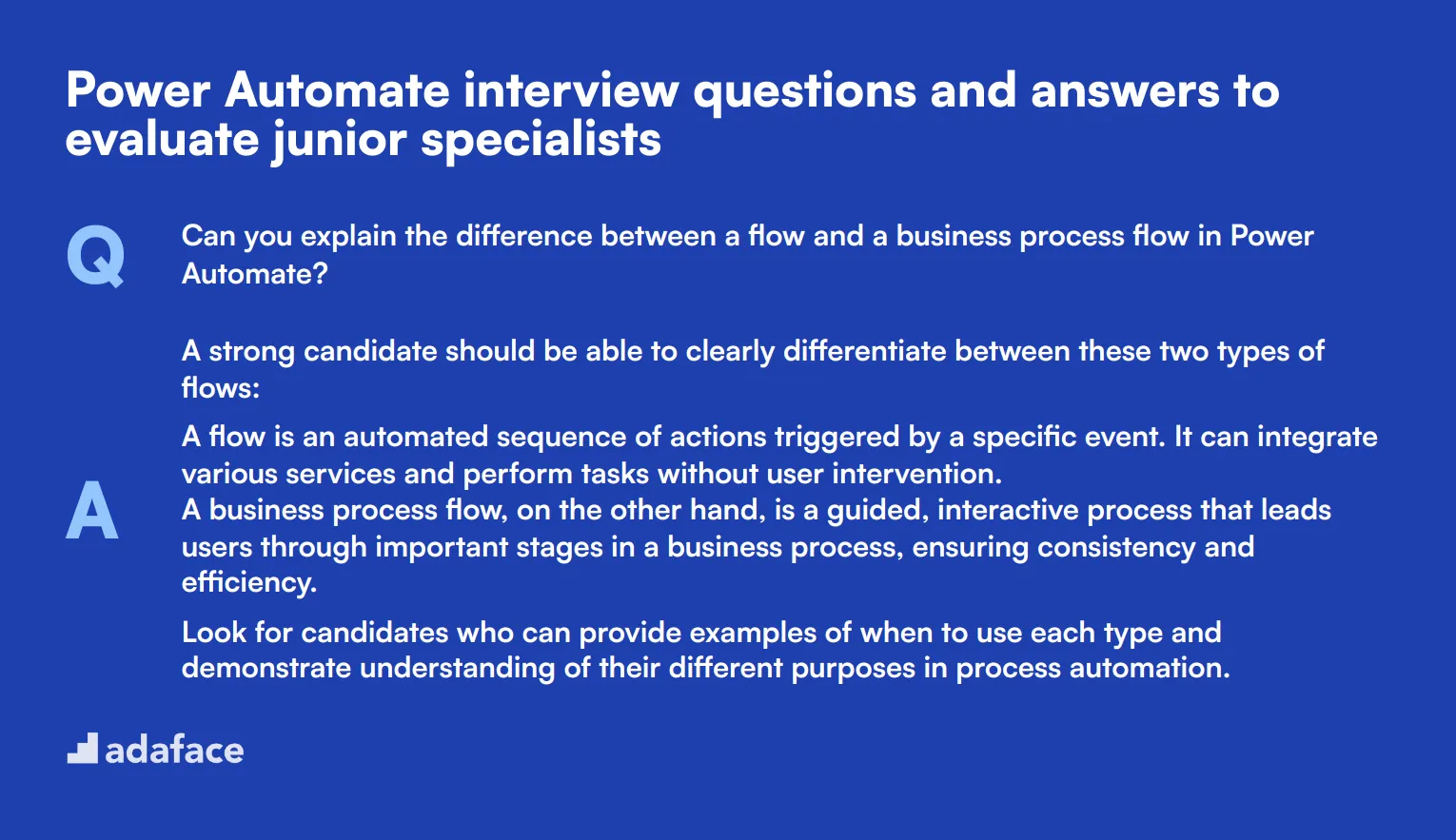 8 Power Automate interview questions and answers to evaluate junior specialists