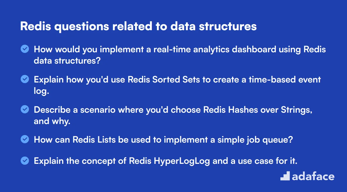 12 Redis questions related to data structures