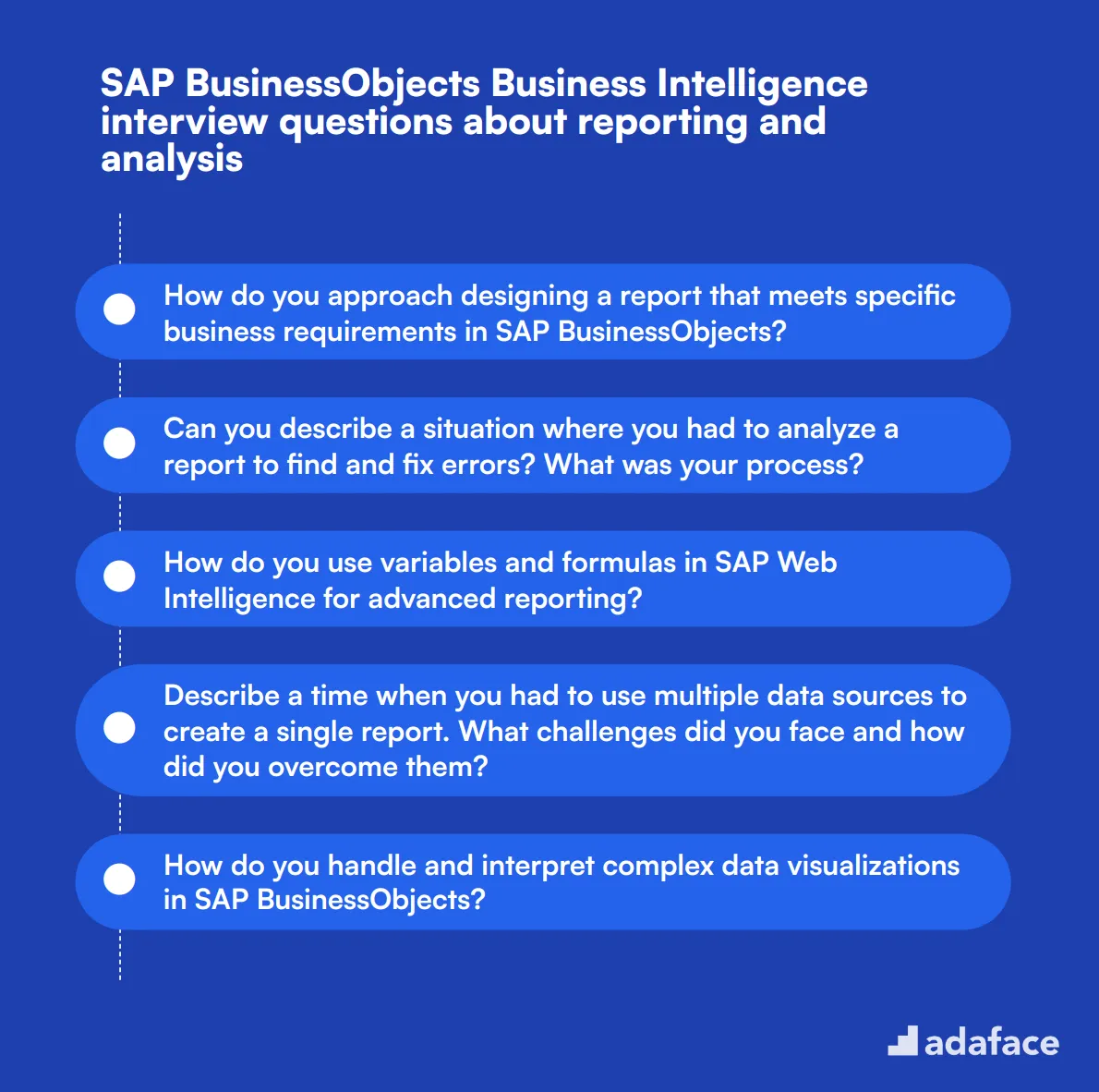 12 SAP BusinessObjects Business Intelligence interview questions about reporting and analysis