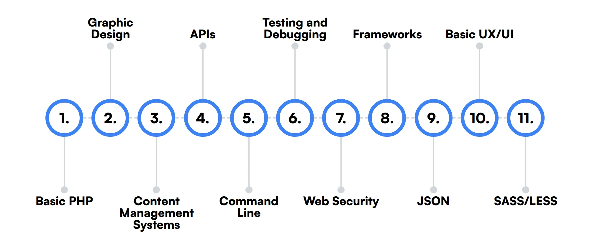 11 secondary HTML Developer skills and traits