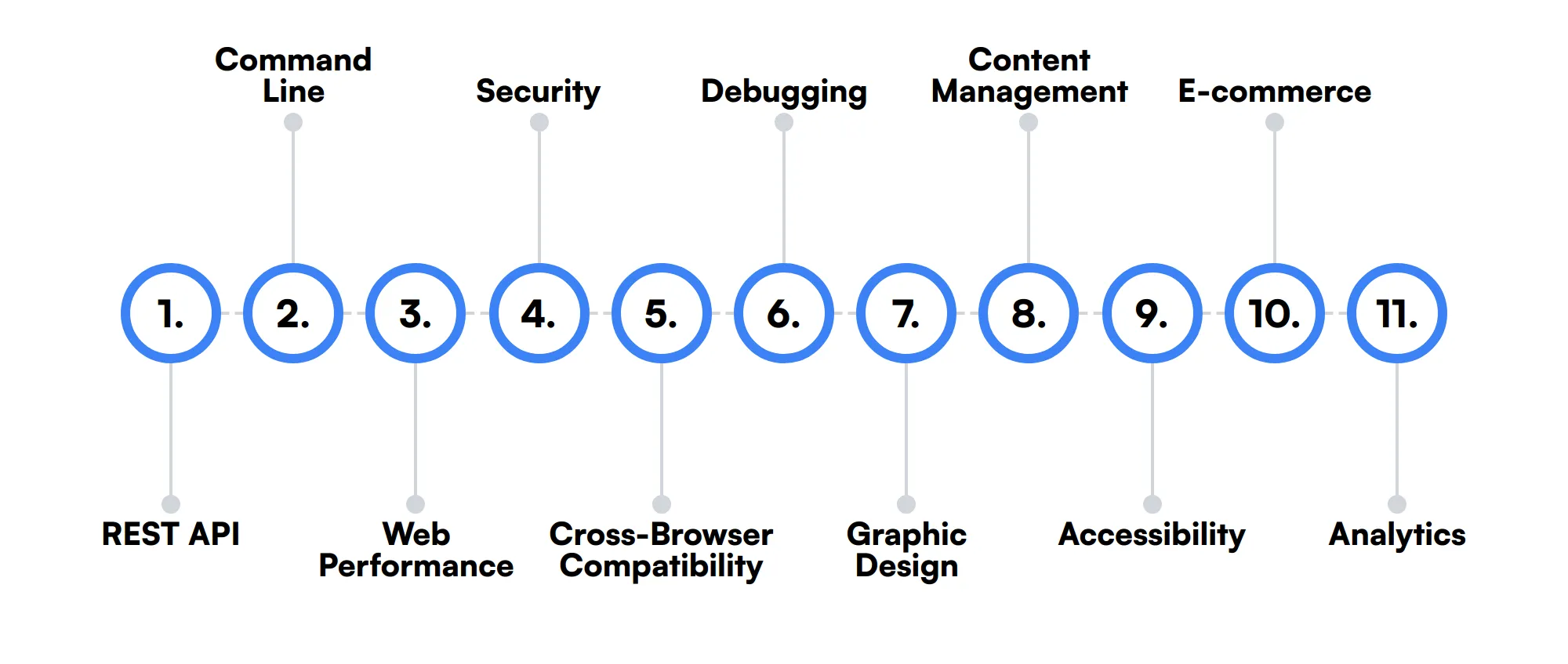 11 secondary Wordpress Developer skills and traits