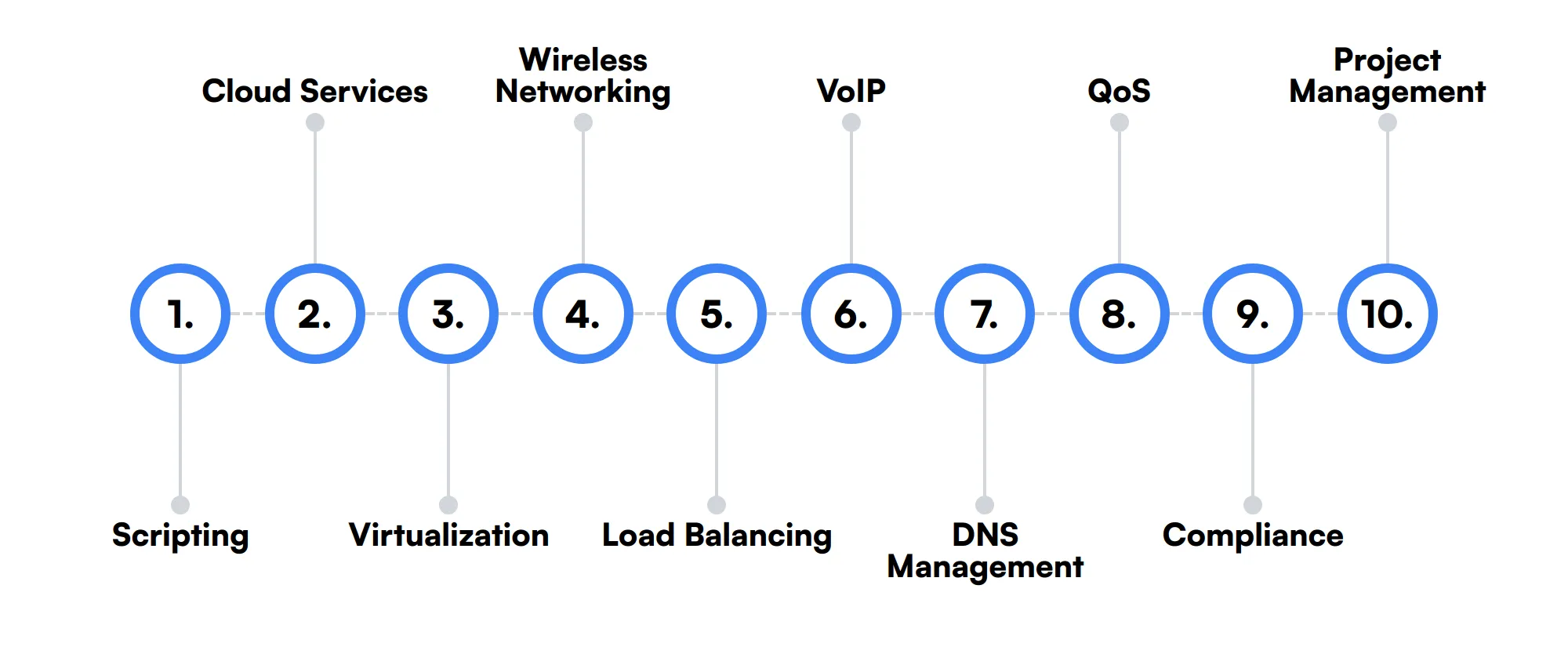 10 secondary Network Administrator skills and traits