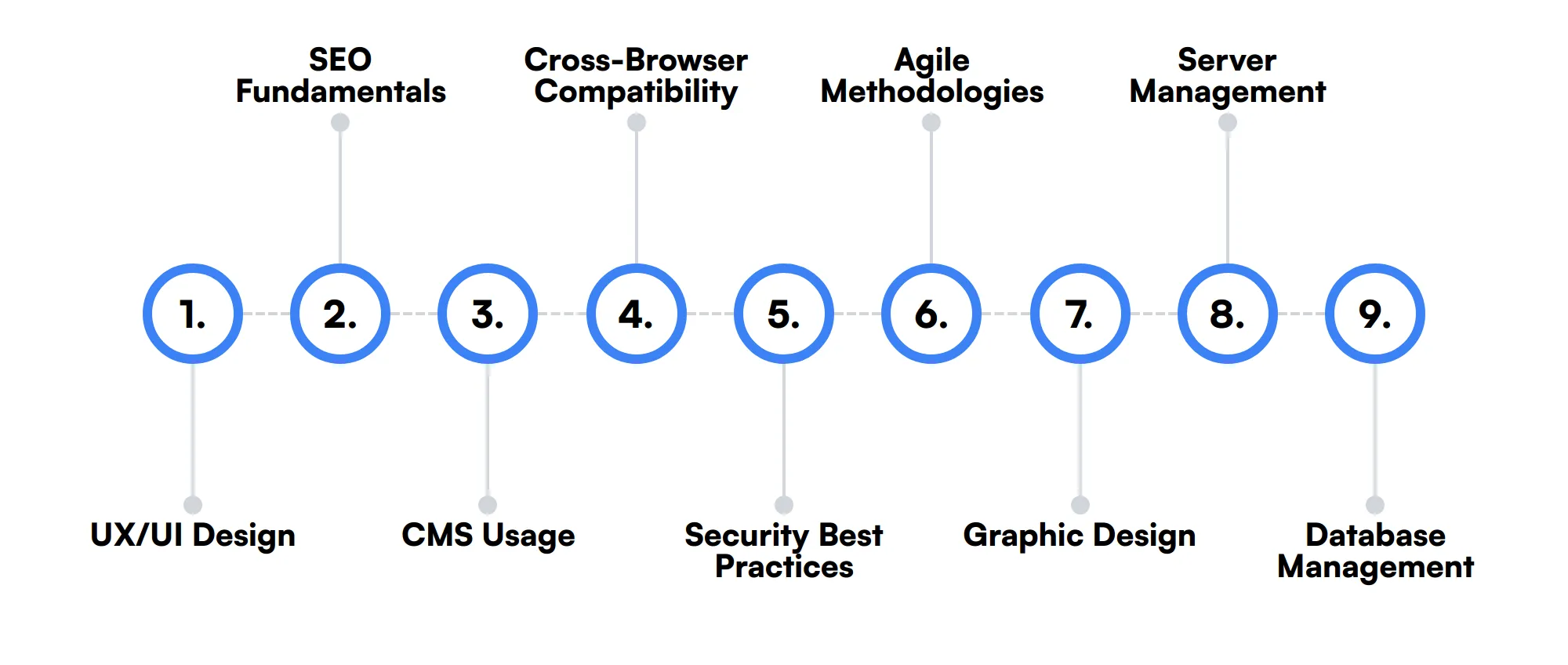 9 secondary Web Developer skills and traits