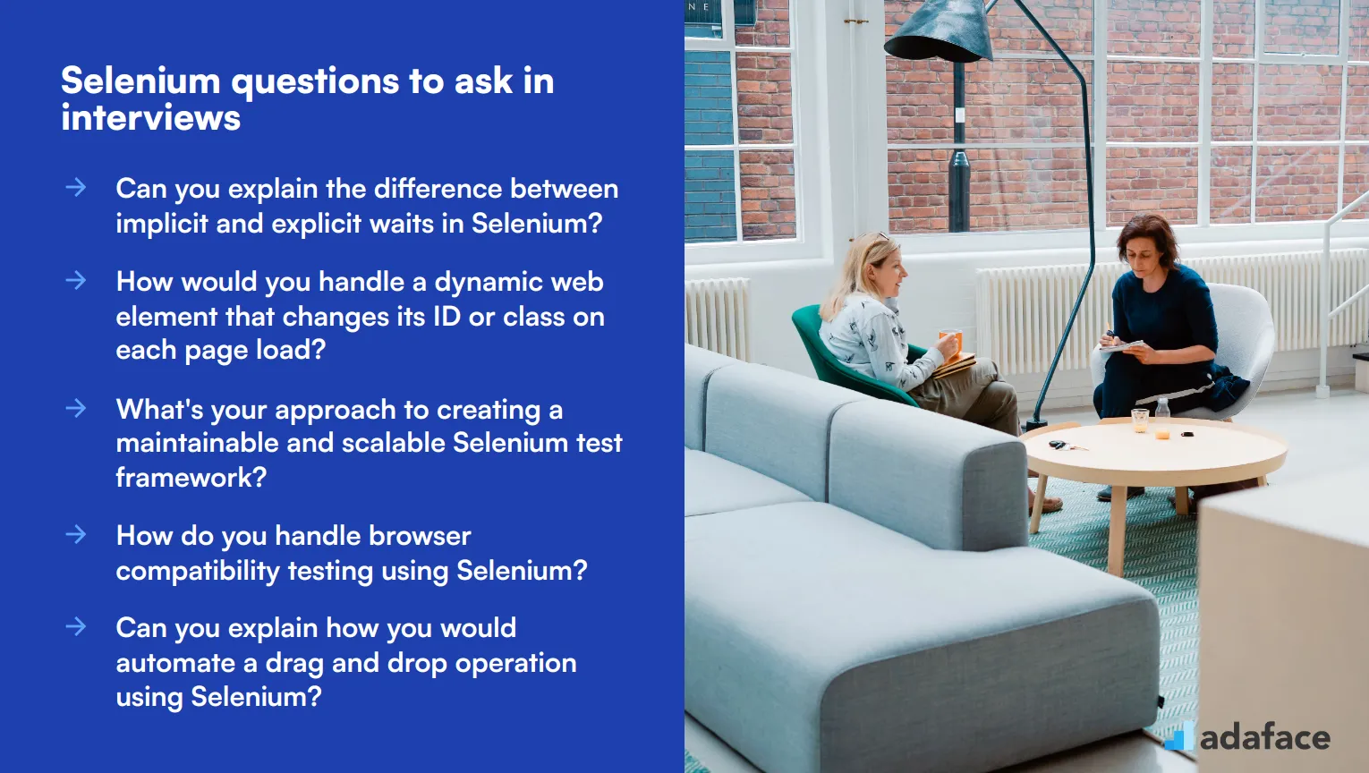 60 Selenium interview questions - Adaface
