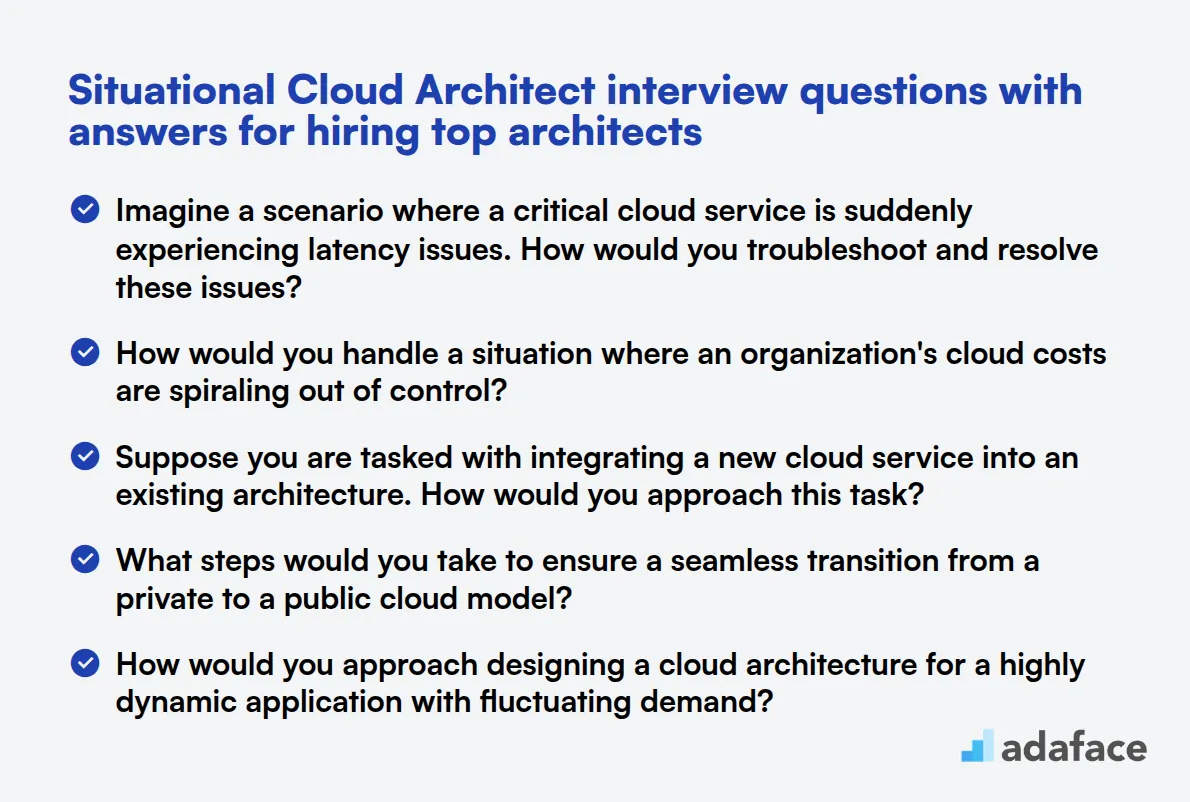 7 preguntas de entrevista situacionales para Arquitectos de la Nube con respuestas para contratar a los mejores arquitectos