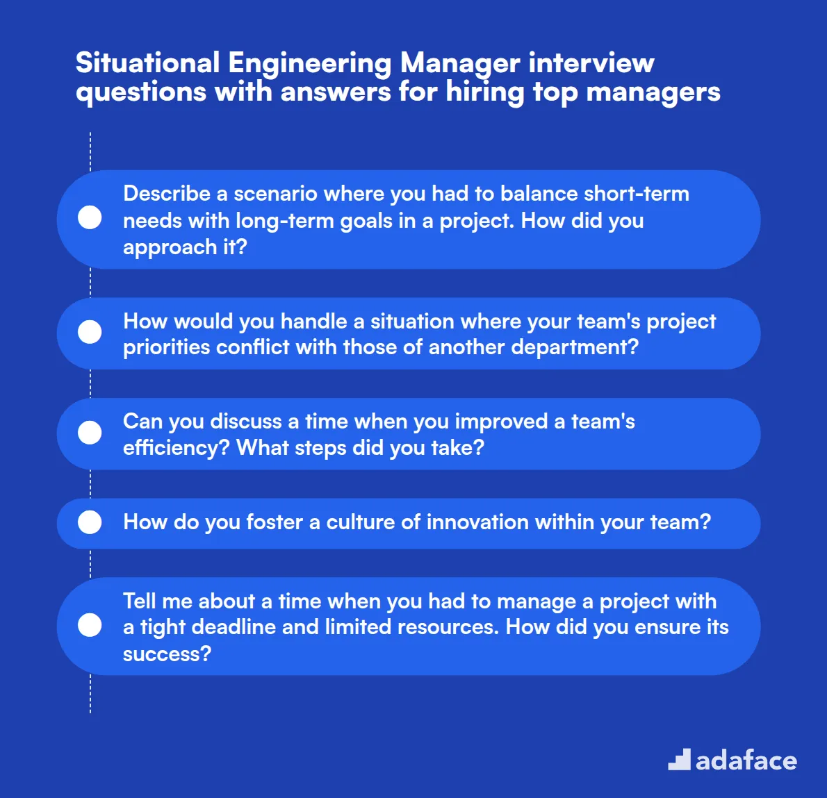 8 preguntas de entrevista situacionales para Gerentes de Ingeniería con respuestas para contratar a los mejores gerentes