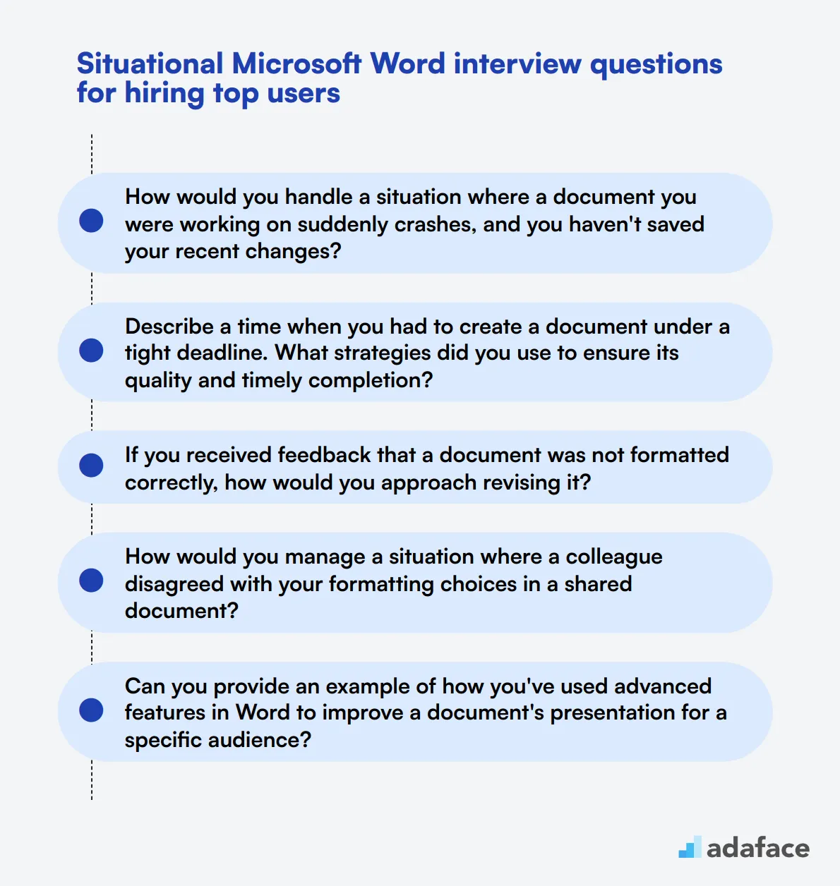 10 situational Microsoft Word interview questions for hiring top users