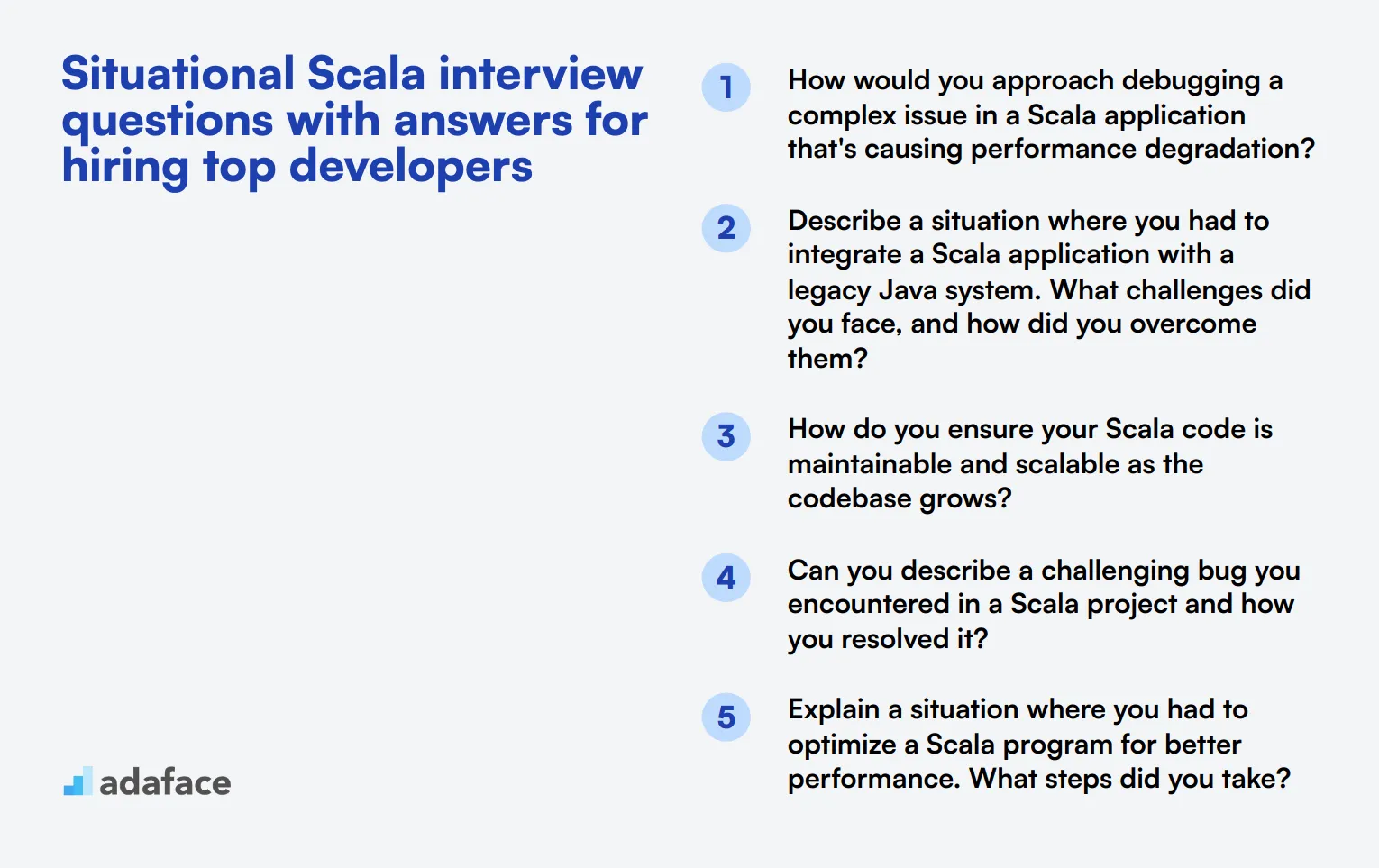 9 situational Scala interview questions with answers for hiring top developers