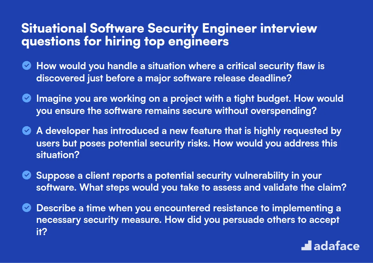 14 preguntas situacionales de entrevista para Ingenieros de Seguridad de Software para contratar a los mejores ingenieros