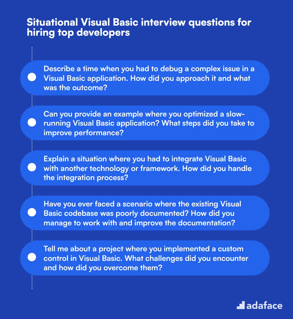 10 situational Visual Basic interview questions for hiring top developers