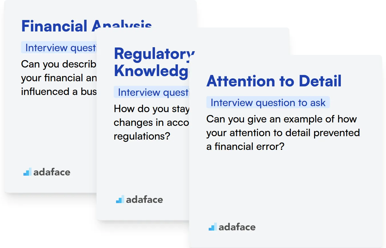 Which Accounting Manager skills should you evaluate during the interview phase?