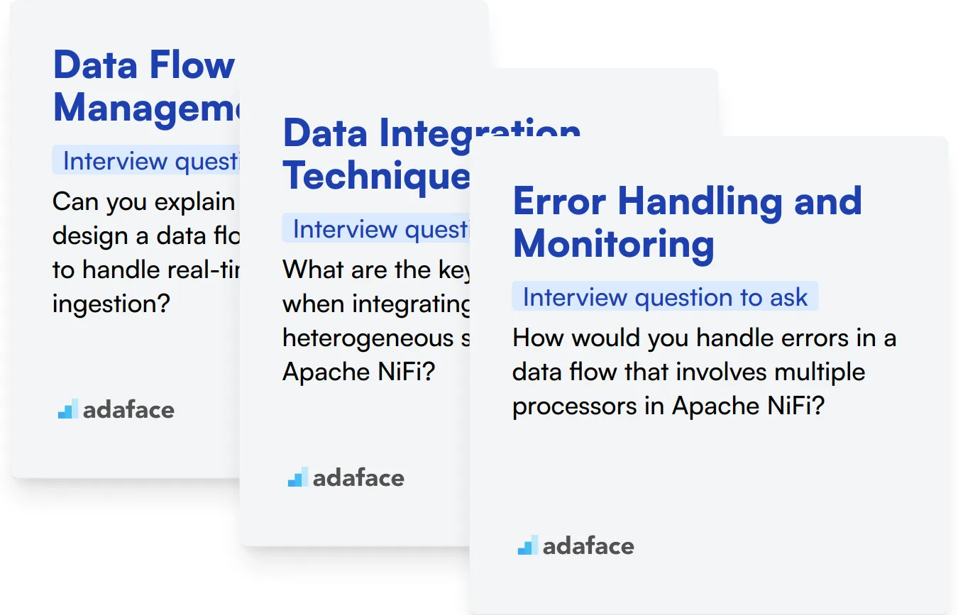 Which Apache NiFi skills should you evaluate during the interview phase?