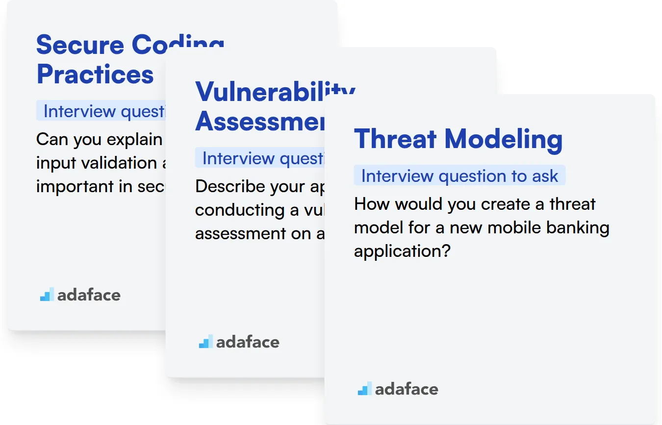 Which Application Security Engineer skills should you evaluate during the interview phase?