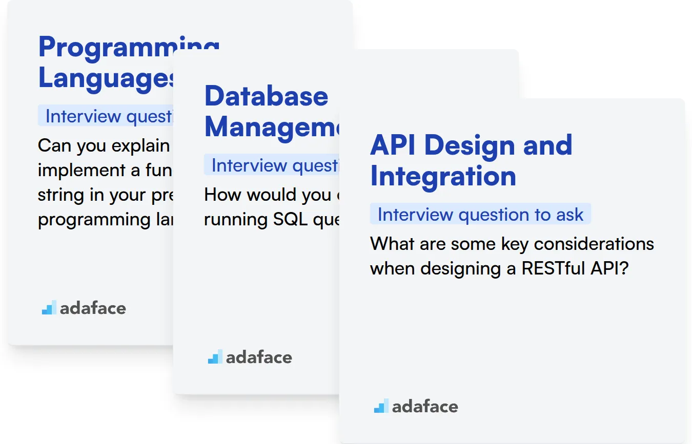 Which Back End Developer skills should you evaluate during the interview phase?