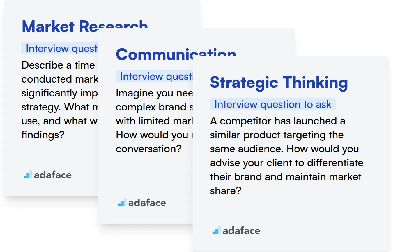 Which Brand Strategist skills should you evaluate during the interview phase?
