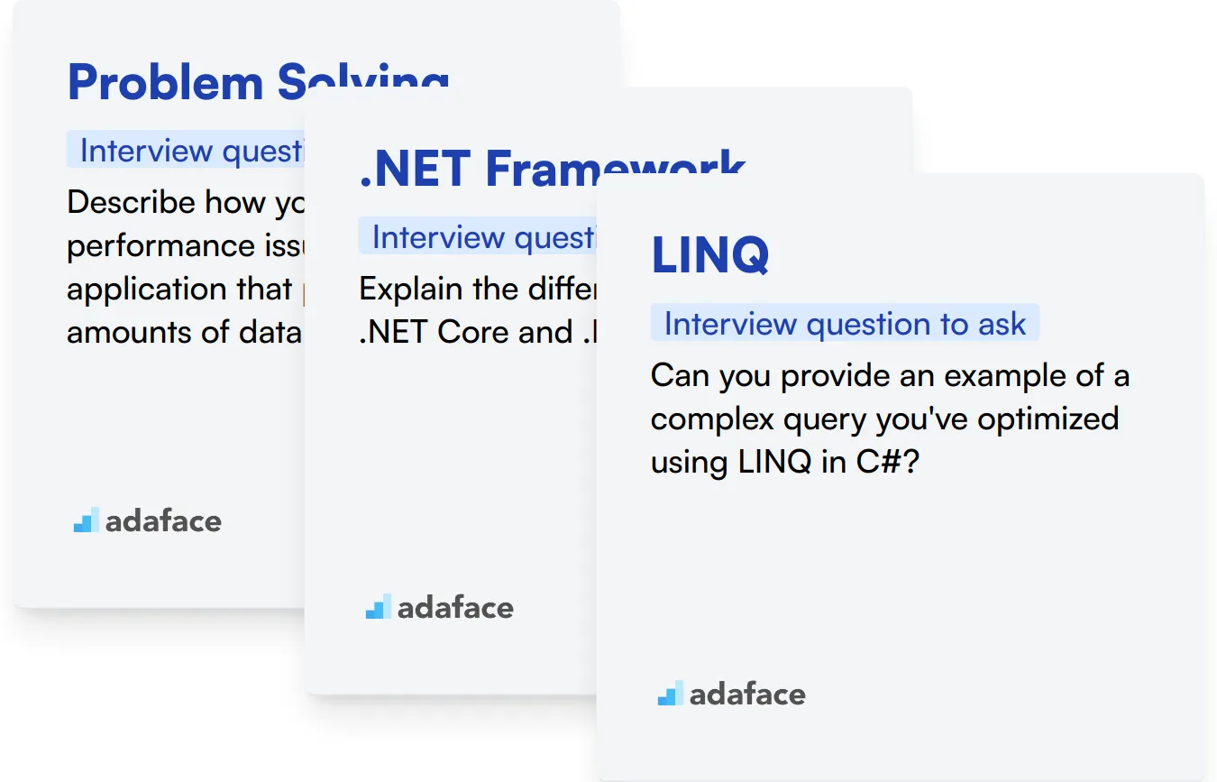 Which C# skills should you evaluate during the interview phase?