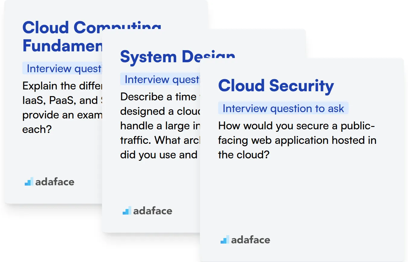 Which Cloud Architect skills should you evaluate during the interview phase?