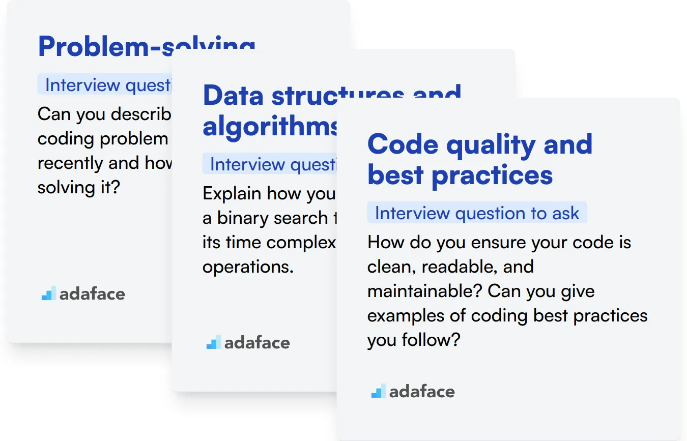 Which Coding skills should you evaluate during the interview phase?