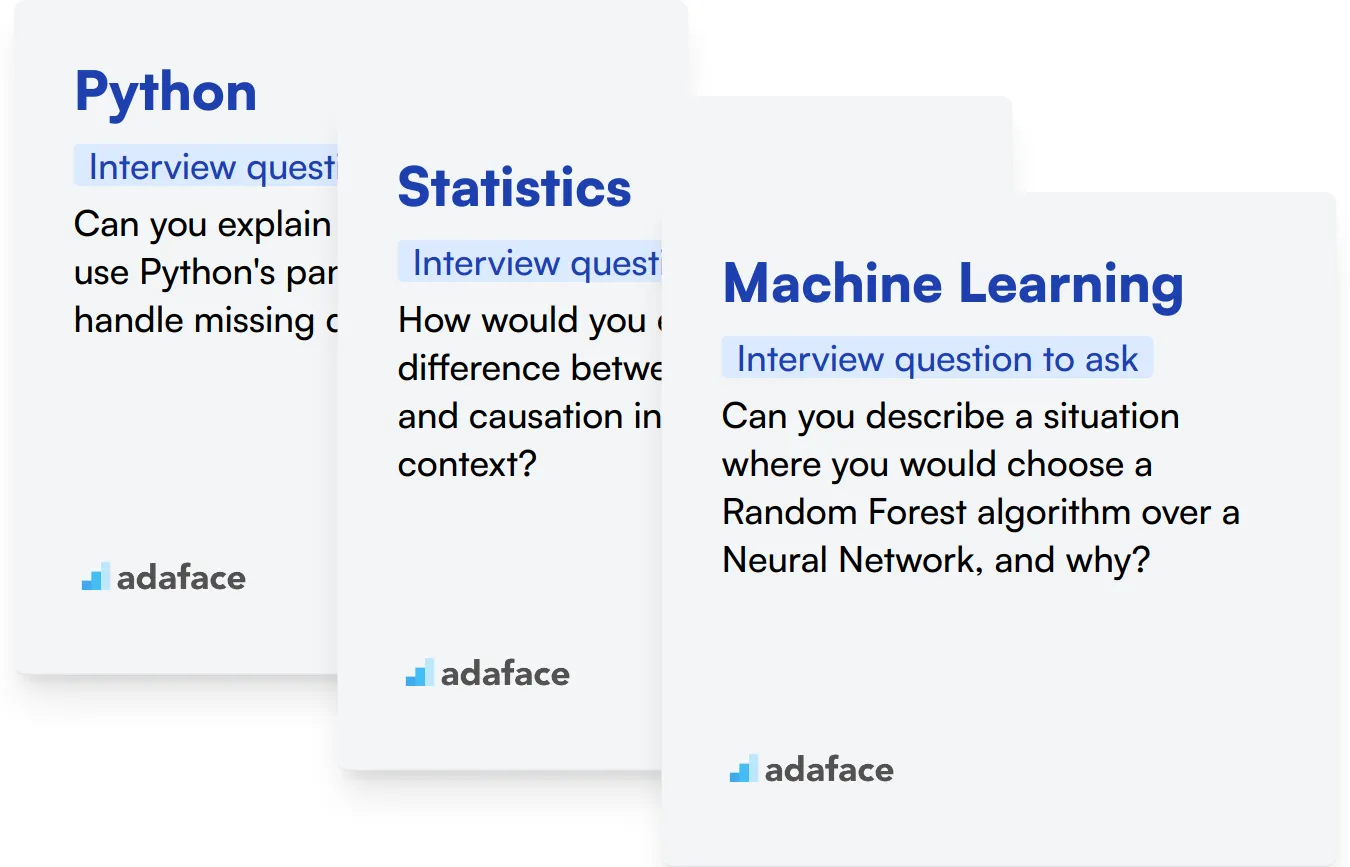 Which Data Science skills should you evaluate during the interview phase?