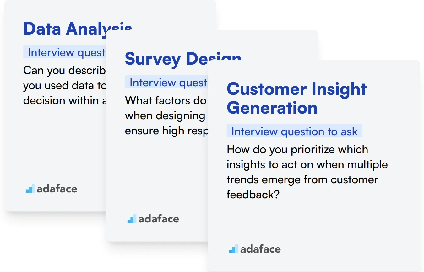 Which Dynamics 365 Customer Voice skills should you evaluate during the interview phase?