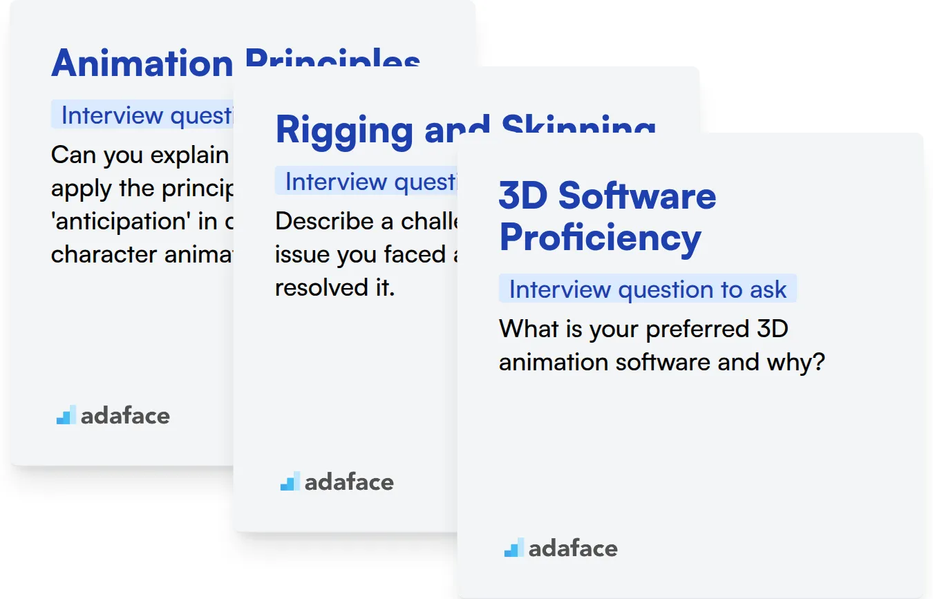 Which Game Animator skills should you evaluate during the interview phase?