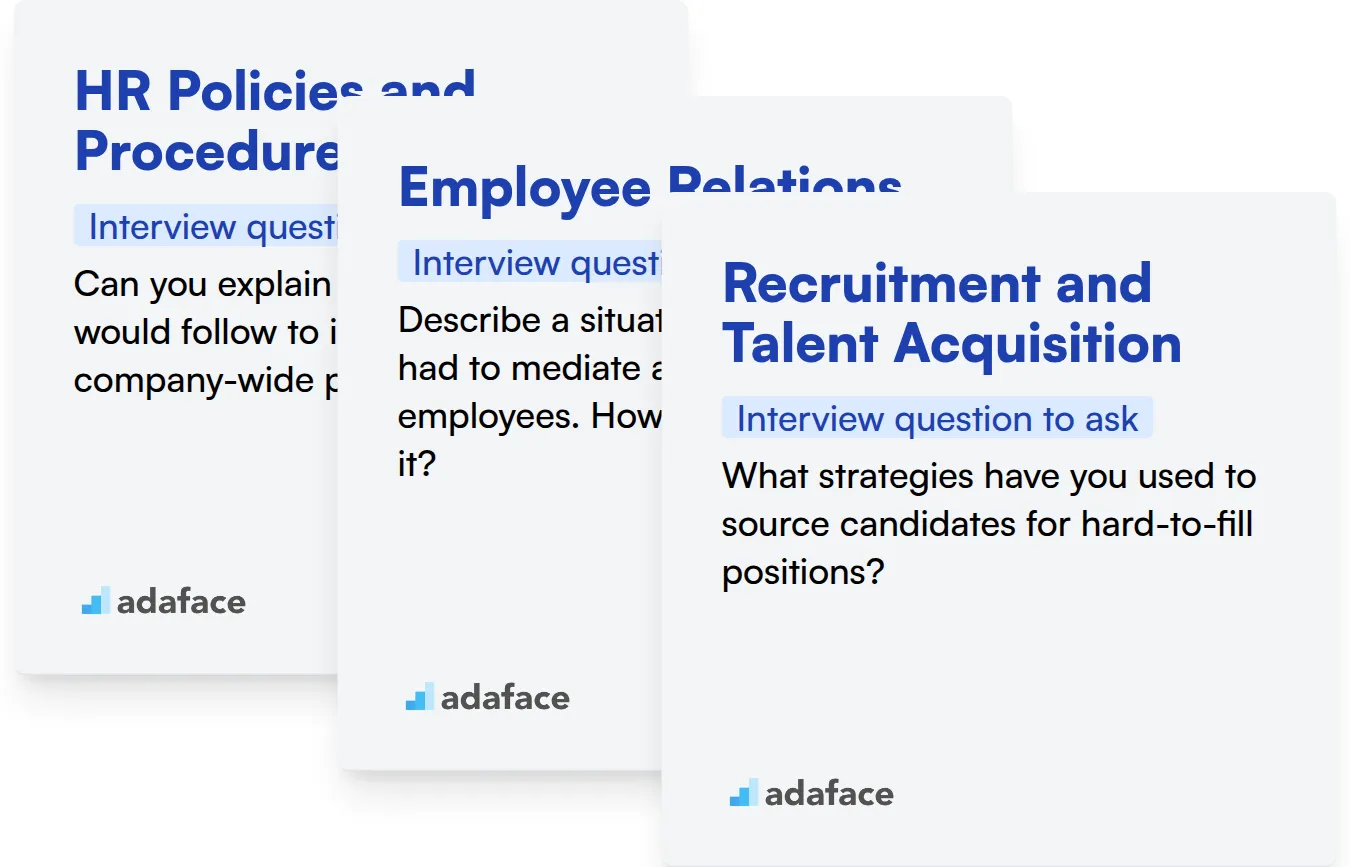 Which HR Generalist skills should you evaluate during the interview phase?