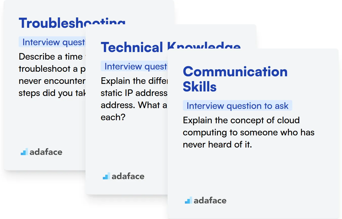 Which IT Technician skills should you evaluate during the interview phase?