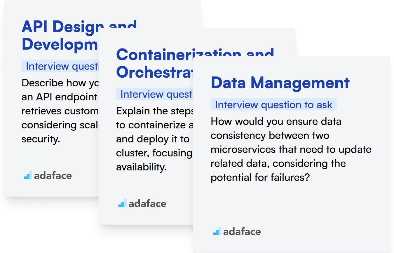 Which Microservices skills should you evaluate during the interview phase?