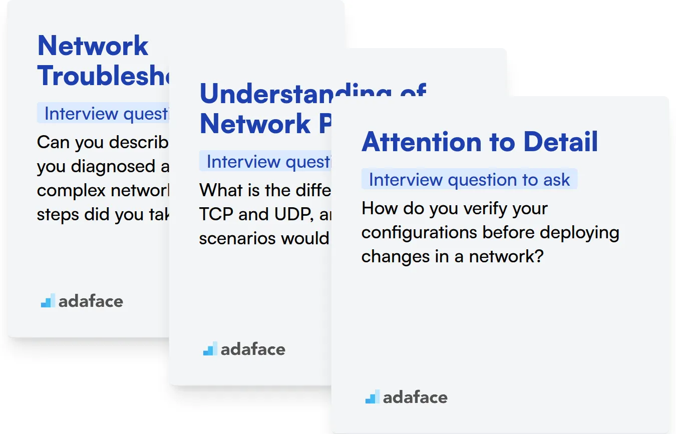 Which Network Technician skills should you evaluate during the interview phase?